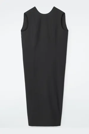 COS THE SLEEVELESS TAILORED WOOL DRESS