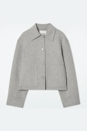 COS BOXY DOUBLE-FACED WOOL JACKET