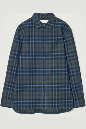 COS RELAXED CHECKED COTTON SHIRT