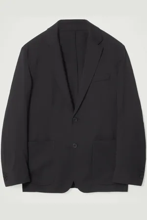 COS REGULAR UNSTRUCTURED WOOL BLAZER