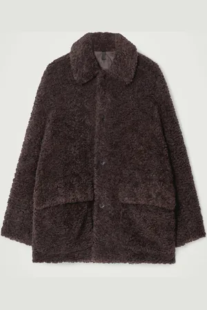 COS PADDED FAUX SHEARLING JACKET