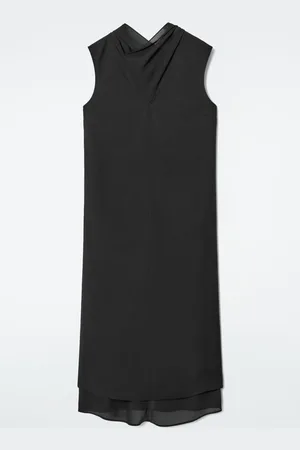 COS LAYERED WOOL DRESS