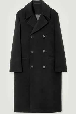 COS DOUBLE-BREASTED WOOL OVERCOAT