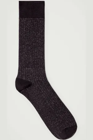 COS GLITTERED RIBBED SOCKS
