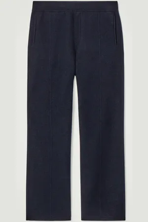 COS BOILED MERINO WOOL STRAIGHT-LEG TRACK PANTS