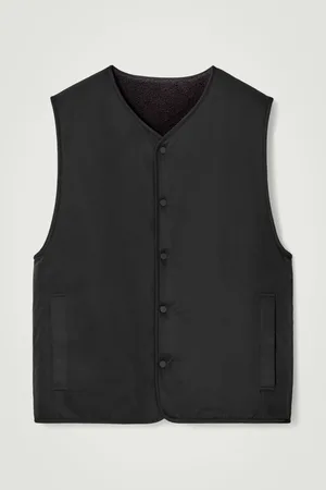 COS REVERSIBLE FAUX SHEARLING GILET
