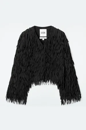COS FRINGED BOLERO JACKET