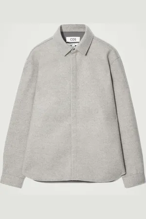 COS RELAXED WOOL-BLEND OVERSHIRT