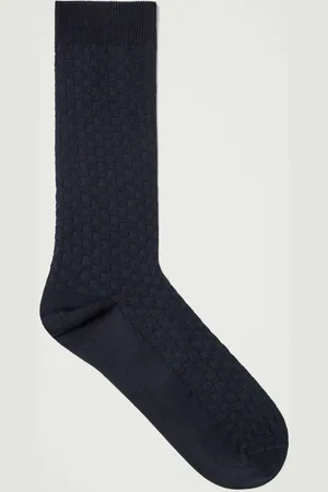 COS WOVEN-CHECK TAILORING SOCKS