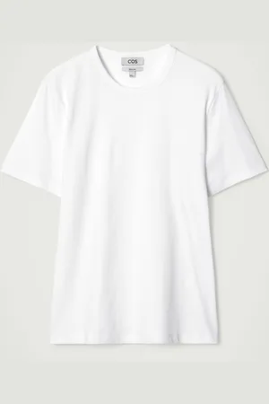 COS REGULAR LIGHTWEIGHT BRUSHED-COTTON T-SHIRT