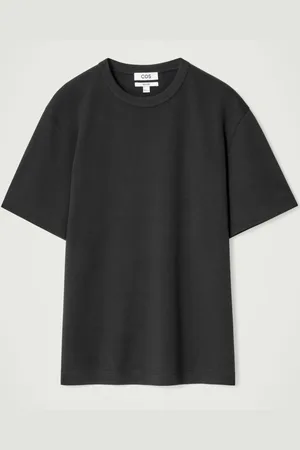 COS INTERLOCK COTTON CREW-NECK T-SHIRT