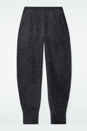 COS BOILED MERINO WOOL TROUSERS