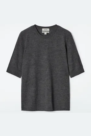 COS FINE PURE CASHMERE T-SHIRT
