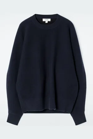 COS ROUNDED DOUBLE-FACED WOOL JUMPER