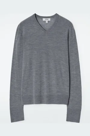 COS MERINO WOOL V-NECK JUMPER