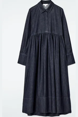 COS OVERSIZED DENIM SHIRT DRESS