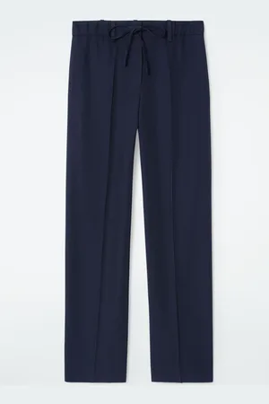 COS DRAWSTRING STRAIGHT-LEG TROUSERS