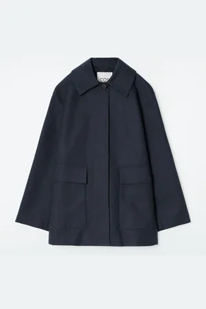 COS COLLARED COTTON CAR JACKET