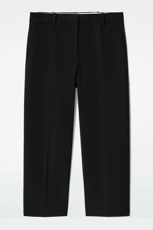 COS WOOL-BLEND CAPRI TROUSERS