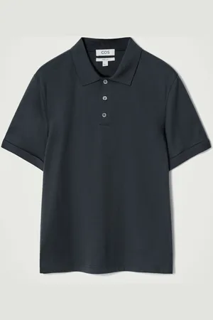 COS REGULAR-FIT MERCERISED-COTTON POLO SHIRT