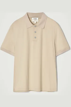 COS REGULAR-FIT MERCERISED-COTTON POLO SHIRT