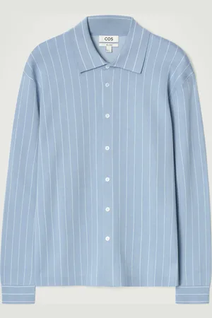 COS RELAXED STRIPED KNITTED COTTON SHIRT