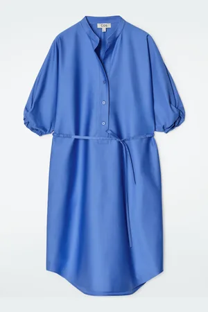 COS BELTED MIDI SHIRT DRESS