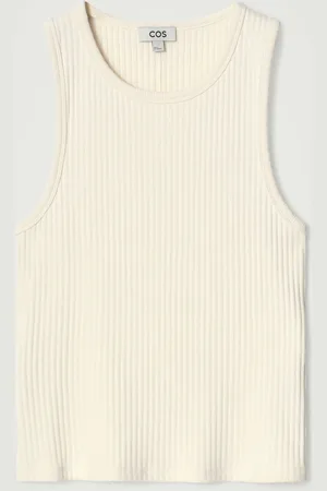 COS SLIM RIBBED COTTON TANK TOP