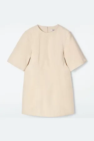 COS SUEDE MINI T-SHIRT DRESS