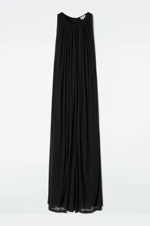 COS GATHERED HALTERNECK MAXI DRESS