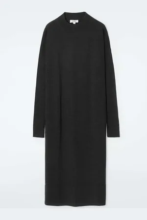 COS Vestido Midi De Lana Merino