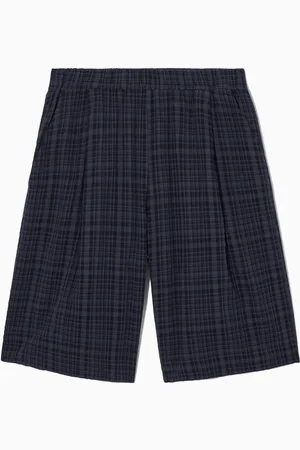 COS Bermudas Plisadas De Sirsaca A Cuadros