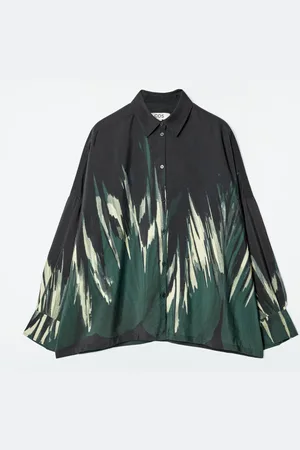 COS Camisa Estampada En Mezcla De Lino