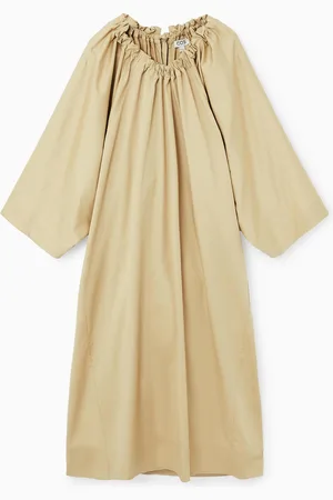 COS Vestido Midi De Algodón Oversize