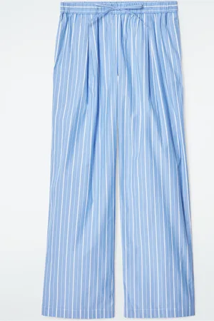 COS Pantalones Pijama Algodón Raya Diplomática