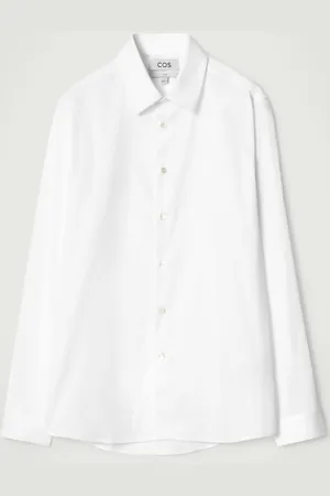 COS Camisa De Popelina Sastre Ajustada