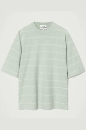 COS Camiseta Punto De Cáñamo A Rayas Relaxed Fit