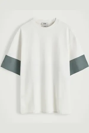 COS Camiseta De Algodón Oversize En Bloques De Color