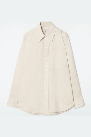 COS Camisa Algodón Moteado Regular Fit