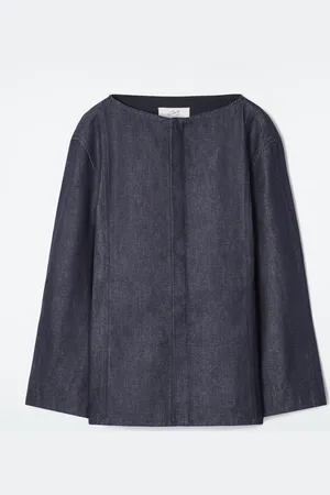 COS Camisa Vaquera Sin Tratar De Cuello De Barco