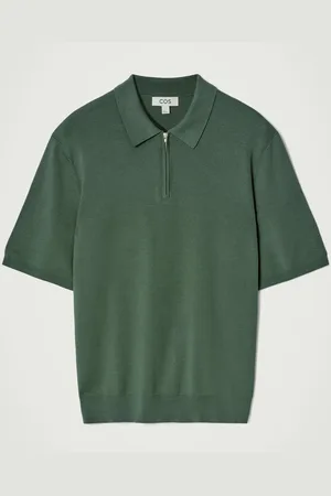 COS Polo De Punto Con Media Cremallera Regular Fit
