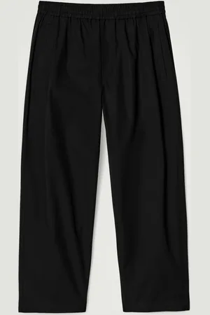 COS Pantalón Ancho Crop Con Cintura Elástica