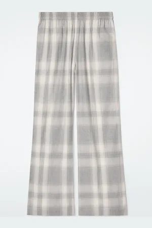 COS Pantalones De Pijama De Franela A Cuadros