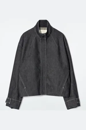COS Chaqueta Bomber Vaquera Redondeada