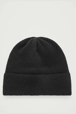 COS Gorro Beanie Canalé Mezcla Cashmere Visera ida