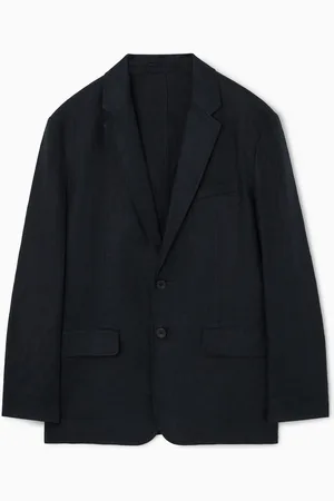 COS Blazer De Lino Desestructurado Regular Fit