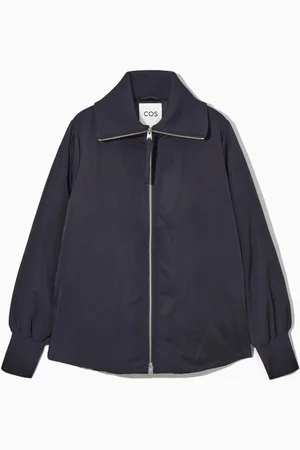 COS Chaqueta Puffy Con Cuello De Canalé