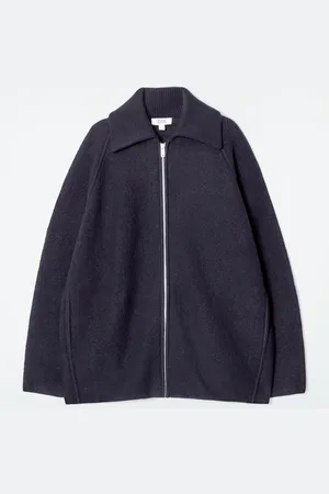 COS Chaqueta De Lana Hervida Con Cremallera