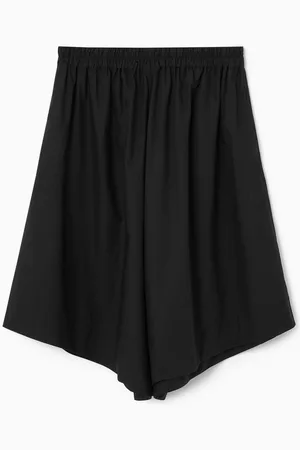 COS Pantalones Cortos Fruncidos De Pernera Ancha