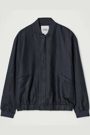 COS Chaqueta Bomber De Lino